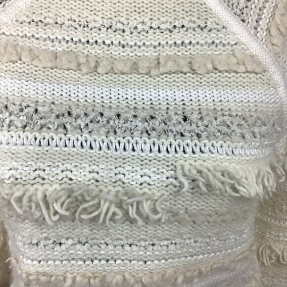 CLUB MONACO HANDKNIT WOOL Cream CHUNKY TURTLENECK SWEATER S - Picture 7 of 13